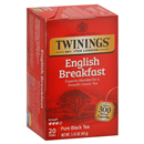 Twinings of London English Breakfast Black Tea Bags