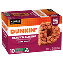 Dunkin Candy'D Almond Dark Roast K-Cup, 10-0.35 oz