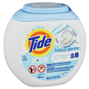 Tide PODS Free & Gentle Laundry Detergent Unscented 42Ct