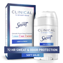 Secret Clinical Strength Light and Fresh Scent Soft Solid Antiperspirant & Deodorant