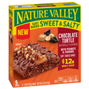 Nature Valley Sweet & Salty Soft Baked Bars, Chocolate Turtle, 5-1.24 oz