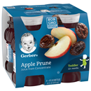 Gerber Nature Select 100% Apple Prune Juice 4 Pack