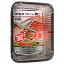 Handi-Foil 9 x 6-1/2 x 2-3/4 in. Deep Storage Containers with Board Lids