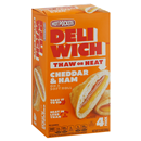Hot Pockets DELIWICH Cheddar & Ham Frozen Deli Sandwiches 4pk