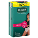 Depend Fit-Flex Underwear For Women, Maximum Absorbency Small Tan