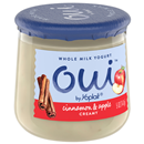 Oui Yogurt, Whole Milk, Cinnamon & Apple, Creamy