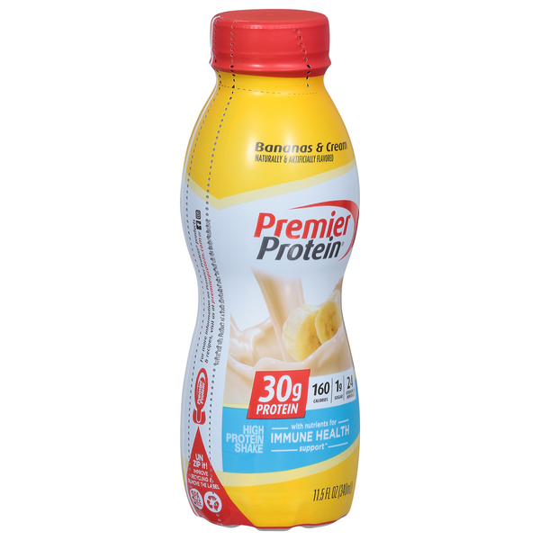 Premier Protein Bananas & Cream High Protein Shake 11.5 fl oz | Hy-Vee ...