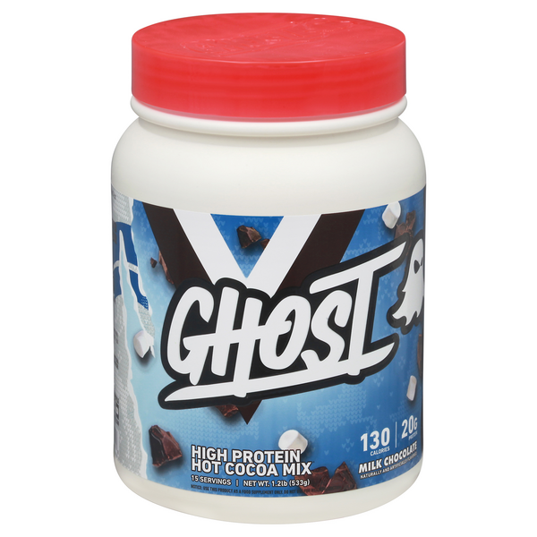 Ghost Hot Cocoa Mix, High Protein, Milk Chocolate | Hy-Vee Aisles
