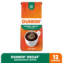 Dunkin Donuts Decaf Original Ground Coffee
