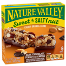 Nature Valley Dark Chocolate, Peanut & Almond Sweet & Salty Nut Granola Bars 6-1.24 oz Bars