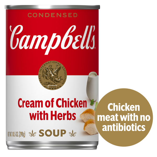 Campbell's Cream of Chicken with Herbs Condensed Soup | Hy-Vee