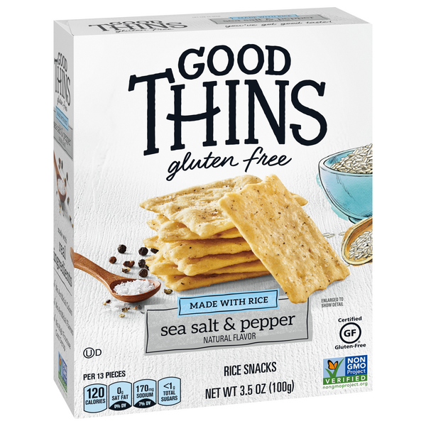 Good Thins Simply Salt Rice Snacks  Hy-Vee Aisles Online Grocery Shopping