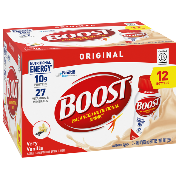 Boost Varieties BOOST ORIGINAL Very Vanilla | Hy-Vee Aisles Online Grocery Shopping