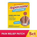 Aspercreme Lidocaine Pain Relief Patch