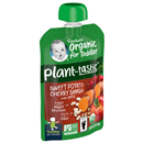 Gerber Plant-Tastic, Sweet Potato Cherry Smash with Oats, Toddler, 12+ Months