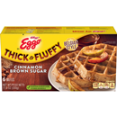 Kellogg's Eggo Thick & Fluffy Cinnamon Brown Sugar Waffles 6 ct