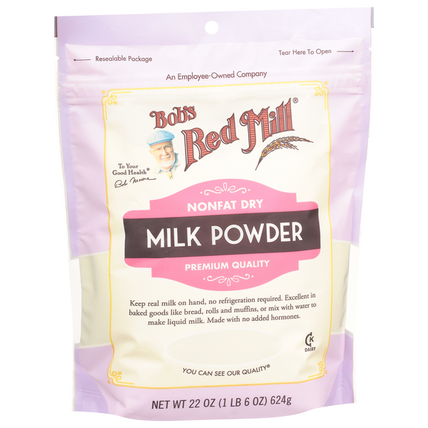 Bob's Red Mill Milk Powder, Nonfat, Dry, Premium Quality