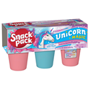 Snack Pack Unicorn Magic Pudding Cups 6 - 3.25 oz Cups