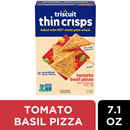 Triscuit Thin Crisps Tomato Basil Pizza Whole Grain Wheat Crackers, 7.1 Oz