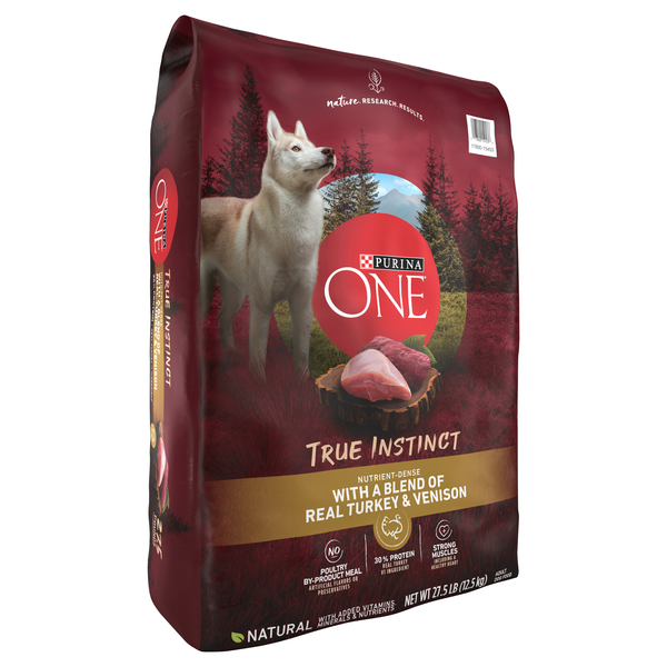 Purina One SmartBlend True Instinct With Real Turkey Venison Dry Dog Food Hy Vee Aisles Online Grocery Shopping