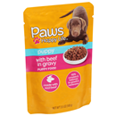 Paws Happy Life Puppy Food, With Beef In Gravy
