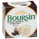 Boursin Spreadable Cheese, Gourmet, Black Truffle & Sea Salt