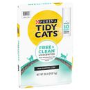 Purina Tidy Cats Free and Clean Unscented Non-Clumping Cat Litter with Activated Charcoal