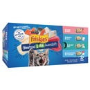 Purina Friskies Seafood Pate Favorites Wet Cat Food Variety Pack, 32-5.5 oz