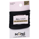 Scunci The Evolution No Slip Grip Gel Hair Ties Black