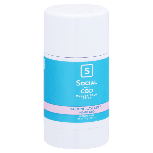 高評価のクリスマスプレゼント Calming Stick, Balm Muscle CBD Social Lavender Hy-Vee | スタイリング剤