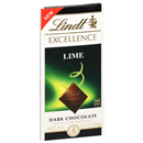 Lindt Excellence Dark Chocolate, Lime