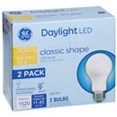 GE LED Daylight, Classic Shape, 100W