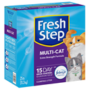 Fresh Step Multi-Cat Extra Strength Scented Litter with Febreze Clumping Cat Litter