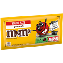 M&M'S Peanut Milk Chocolate Candy, Share Size, 3.27 oz Bag