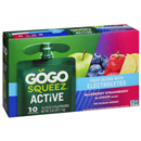 GoGo Squeez Active Blueberry Strawberry & Lemon Blend Fruit Blend with Electrolytes 10-3.9 oz Pouches