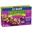 Nature Valley Fruit & Nut Trail Mix Granola Bars Family Pack 15-1.2 oz Bars