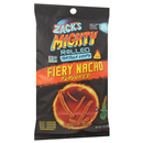 Zack's Mighty Rolled Tortilla Chips, Fiery Nacho Flavored