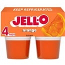 Jell-O Original Orange Ready-to-Eat Jello Cups Gelatin Snack Cups