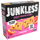 Junkless 100% Real Strawberries Chewy Granola Bars 6-1.1 oz Bars
