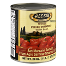 Alessi San Marzano Tomatoes, Whole Peeled With Basil