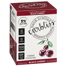 Carbliss Premium Cocktails, Black Cherry 4Pk