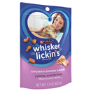 Purina Whisker Lickin's Crunchy & Yummy Chicken & Seafood Cat Treats