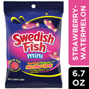 Swedish Fish Mini Glow Ups Strawberry-Watermelon