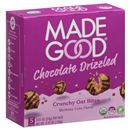 Madegood Oat Bites, Chocolate Drizzled, Birthday Cake Flavor, Crunchy, 5-0.85 oz Packs