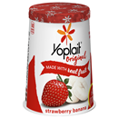 Yoplait Original Strawberry Banana Low Fat Yogurt