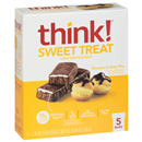 Think! Sweet Treat High Protein Bars, Boston Creme Pie, 5-2.01 oz