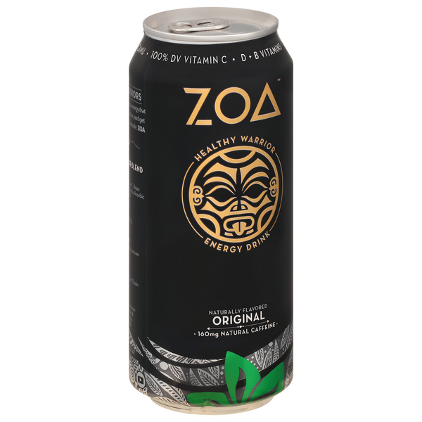 Zoa Original Energy Drink 16 fl oz Can | Hy-Vee Aisles Online