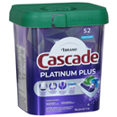 Cascade Platinum Plus Action Pacs Dishwasher Detergent, Fresh 52Ct