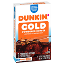Dunkin' Cold Powdered Coffee, 6-0.17 oz Packets