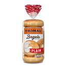 Thomas' Plain Bagels, 6 count